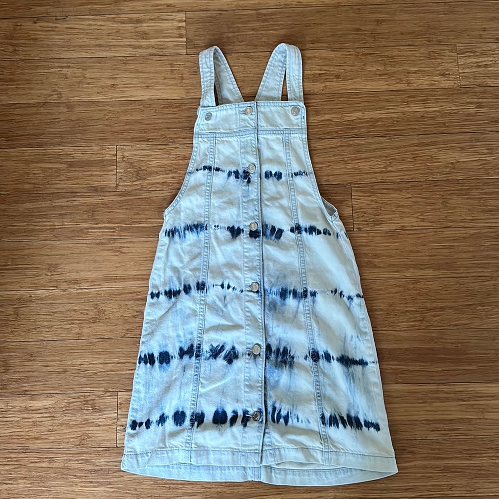 Kids Gap Tie dye Overall Dress Size XL